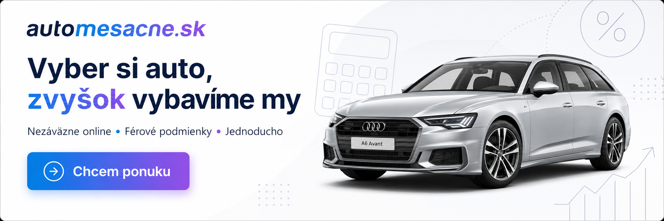 AutoMesačne – financovanie auta online