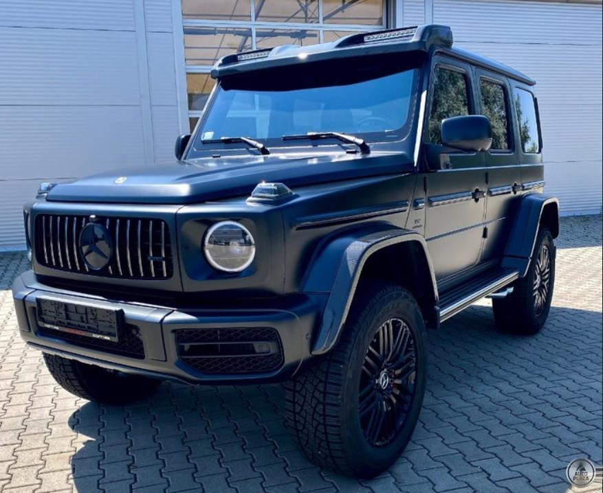 Mercedes-Benz G trieda G63 AMG 4x4², Carbon, Black on Black