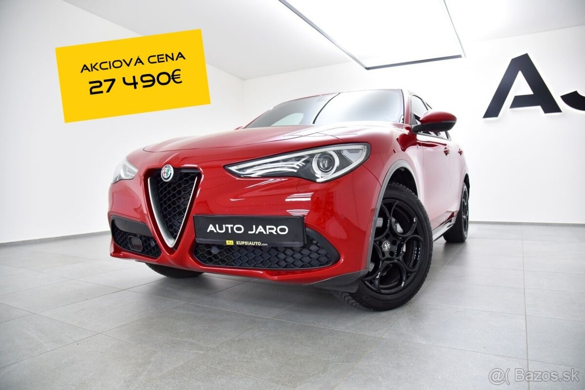 Alfa Romeo Stelvio 2.0 Turbo Veloce Q4 A/T, Xenon, Kamera, Vyhr.Volant+Sedadlá, Keyless
