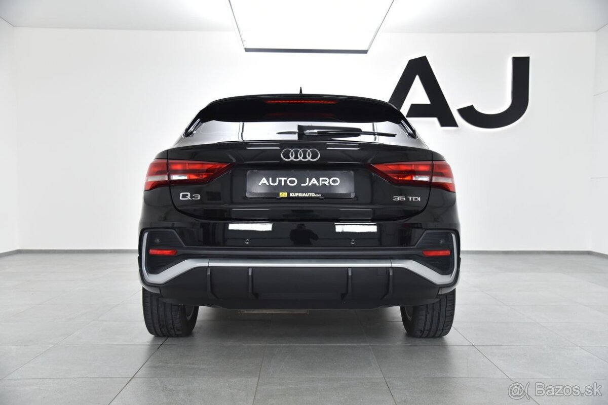 Audi Q3 Sportback 35 TDI S-Line S-tronic, LED, Virtual, Mŕtvy Uhol