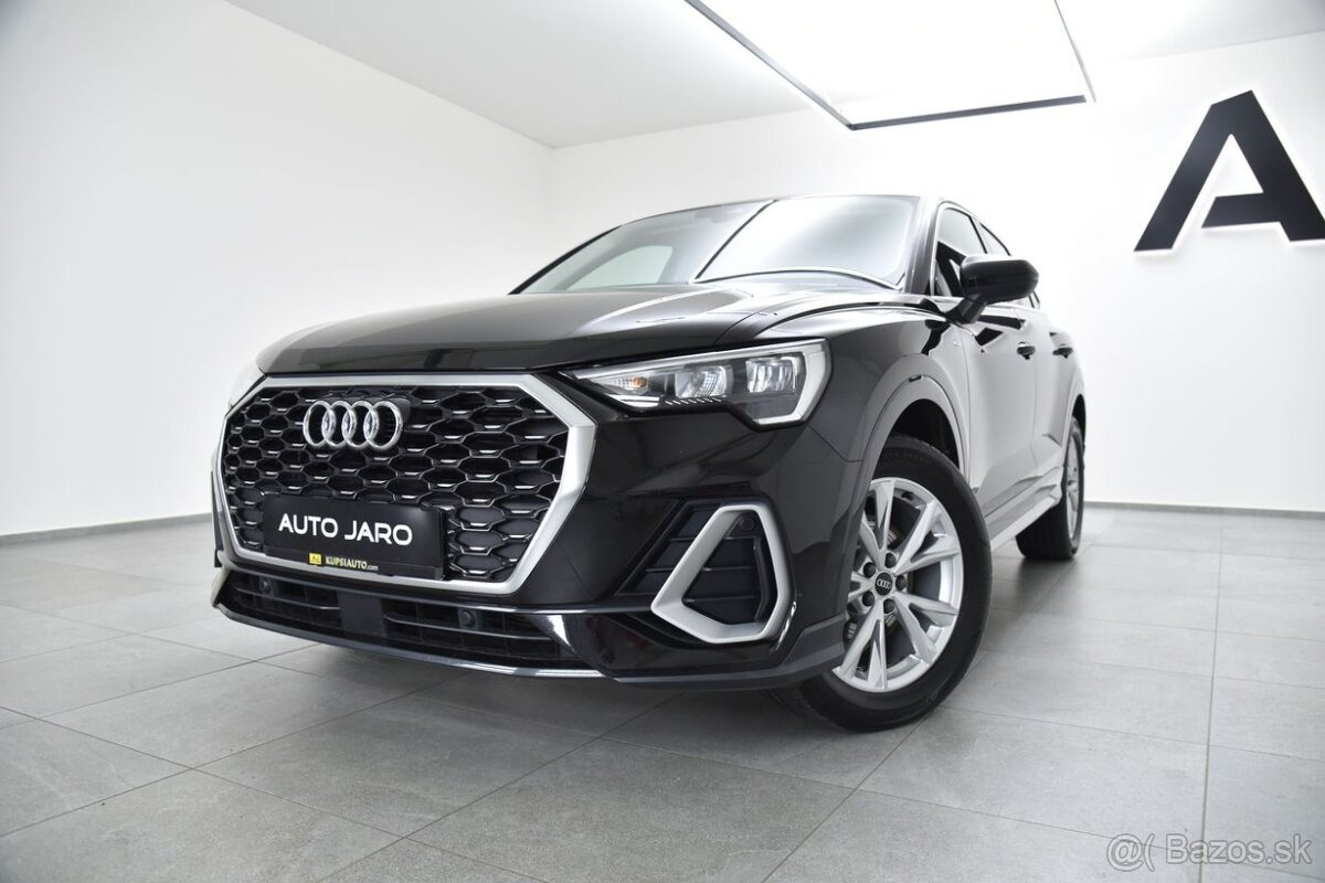 Audi Q3 Sportback 35 TDI S-Line S-tronic, LED, Virtual, Mŕtvy Uhol