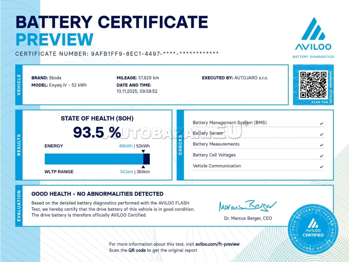 Škoda Enyaq iV 50 A/T, LED, Ambient, Nezávisla Klimatizácia, Lane Assist, Virtual