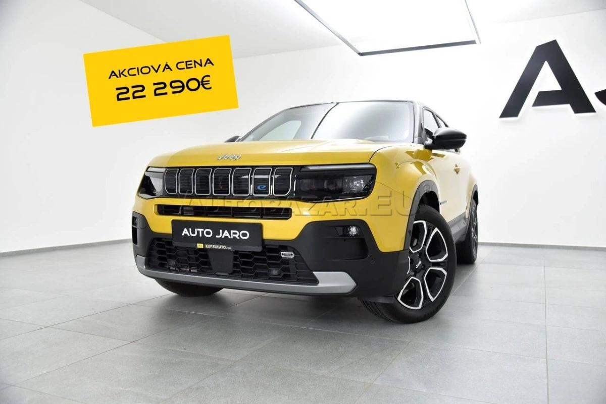 Jeep Avenger 1st Edition 54kWh A/T, LED, Lane Assist, Keyless, Tep.čerpadlo, Kamera